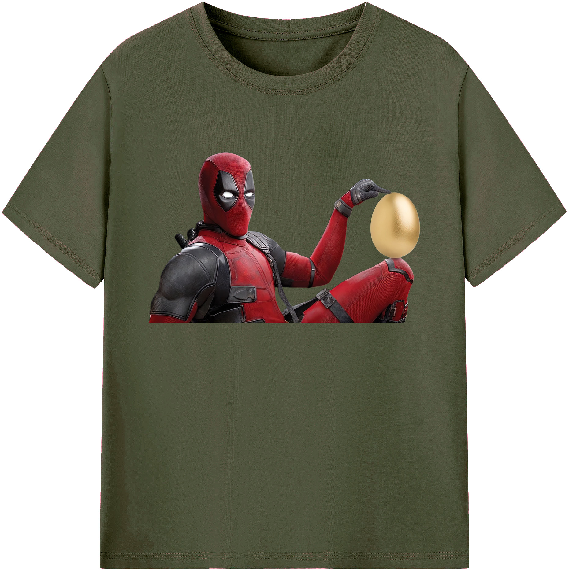 （画像用） Deadpool デッドプール 綿100％ メンズ半袖Tシャツ｜肌触りやわらか＆通気性